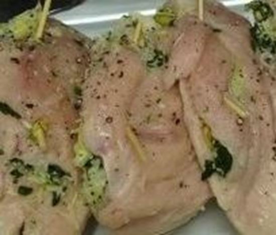 الصورة: صدور دجاج محشية