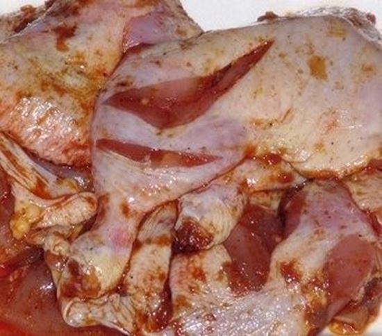 الصورة: دجاج متبل حار للشوي