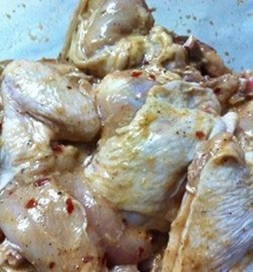 الصورة: دجاج شيش  بالعظم