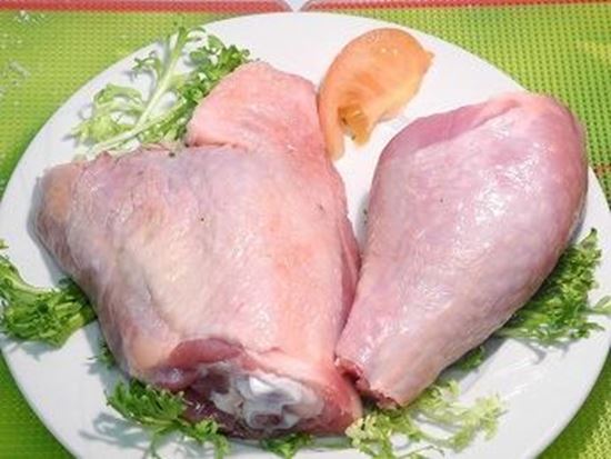 الصورة: فخذ دجاج رومي ابيض