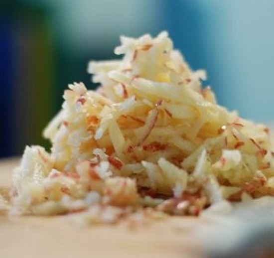 الصورة: تفاح مبشور