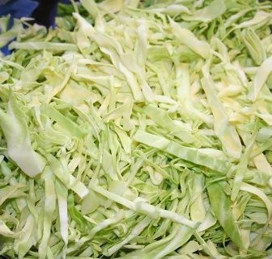 الصورة: كرنب ابيض مبشور