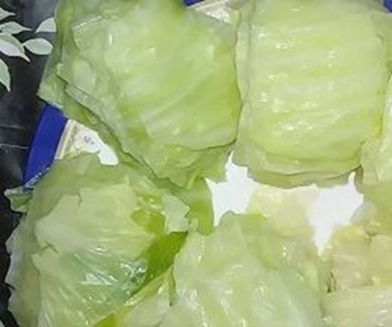 الصورة: كرنب ابيض مسلوق شرائح