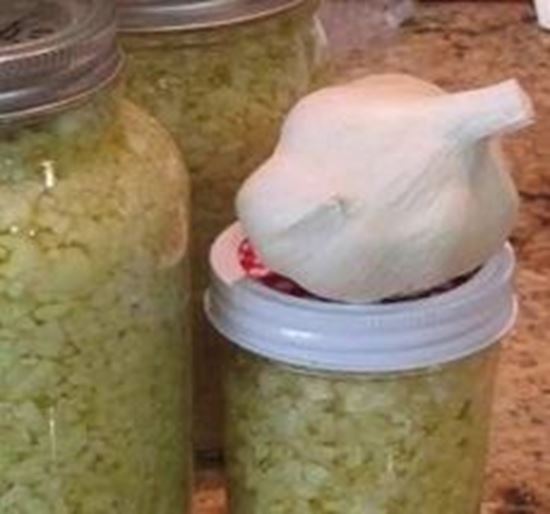 الصورة: ثوم صيني مفروم