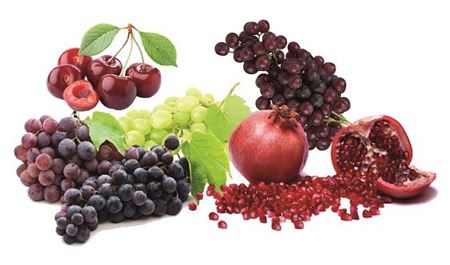 صورة للفئة عنب وكرز ورمان