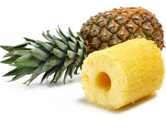 الصورة: أناناس مقشر